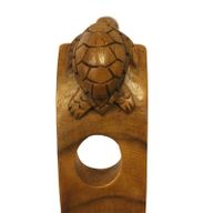 Porte bouteilles en bois de Suar Tortue