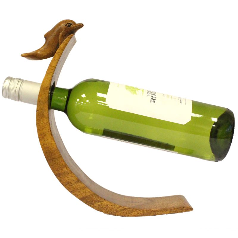 Porte bouteilles en bois de Suar Dauphin