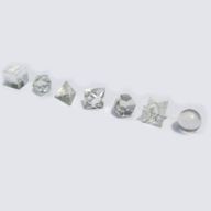 Ensemble Géométrique en Cristal (7 pièces)