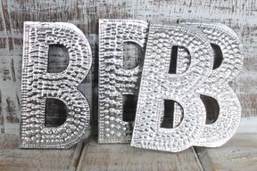 Petites Lettres en Aluminium – B