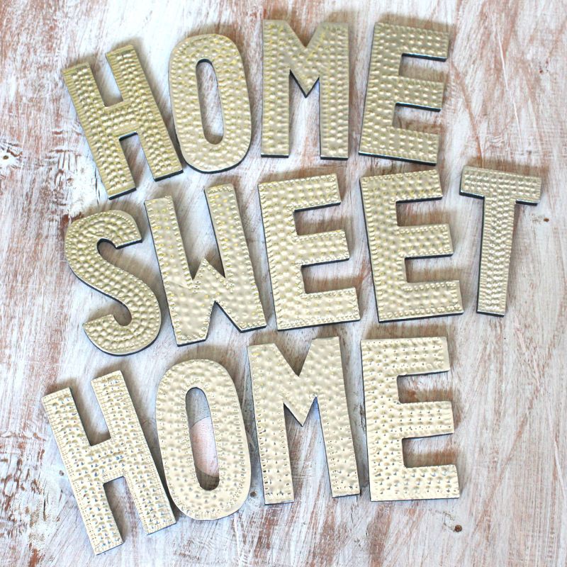 Petites Lettres en Aluminium – H
