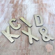 Petites Lettres en Aluminium – H