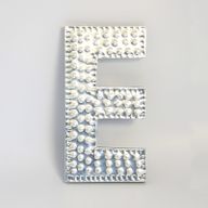 Petites Lettres en Aluminium – E