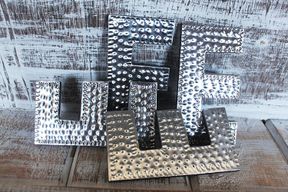 Petites Lettres en Aluminium – E