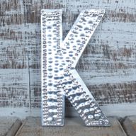Petites Lettres en aluminium - K