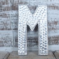 Petites Lettres en aluminium - M