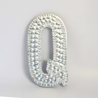 Petites Lettres en Aluminium - Q