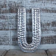 Petites Lettres en Aluminium - U