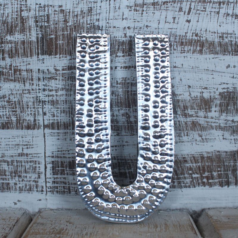 Petites Lettres en Aluminium - U