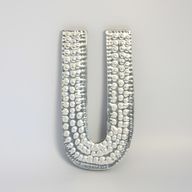 Petites Lettres en Aluminium - U