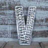 Petites Lettres en Aluminium - V