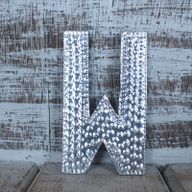 Petites Lettres en Aluminium - W