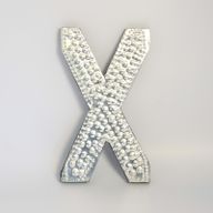 Petites Lettres en Aluminium - X