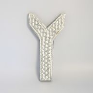 Petites Lettres en Aluminium - Y