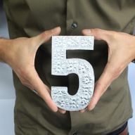 Grandes Lettres en Aluminium – Chiffres 1 à 0