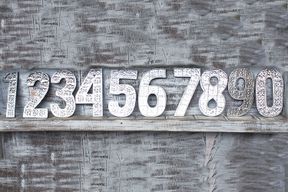 Grandes Lettres en Aluminium – Chiffres 1 à 0