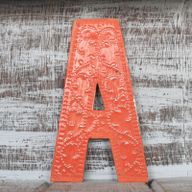 Lettres multi couleurs - Couleurs assorties -Lettre "A" - 15cm