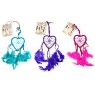 Petits Coeurs - Turquoise, Rose et Violet