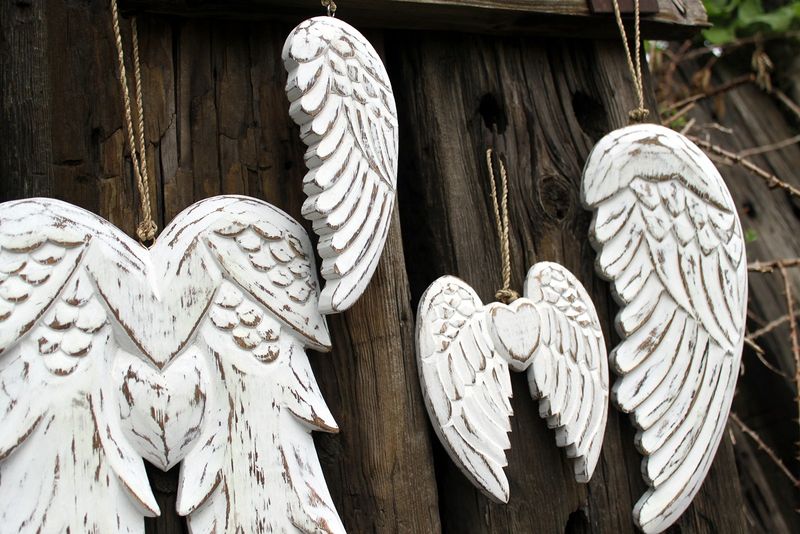 Petite aile d’ange artisanale - 18cm