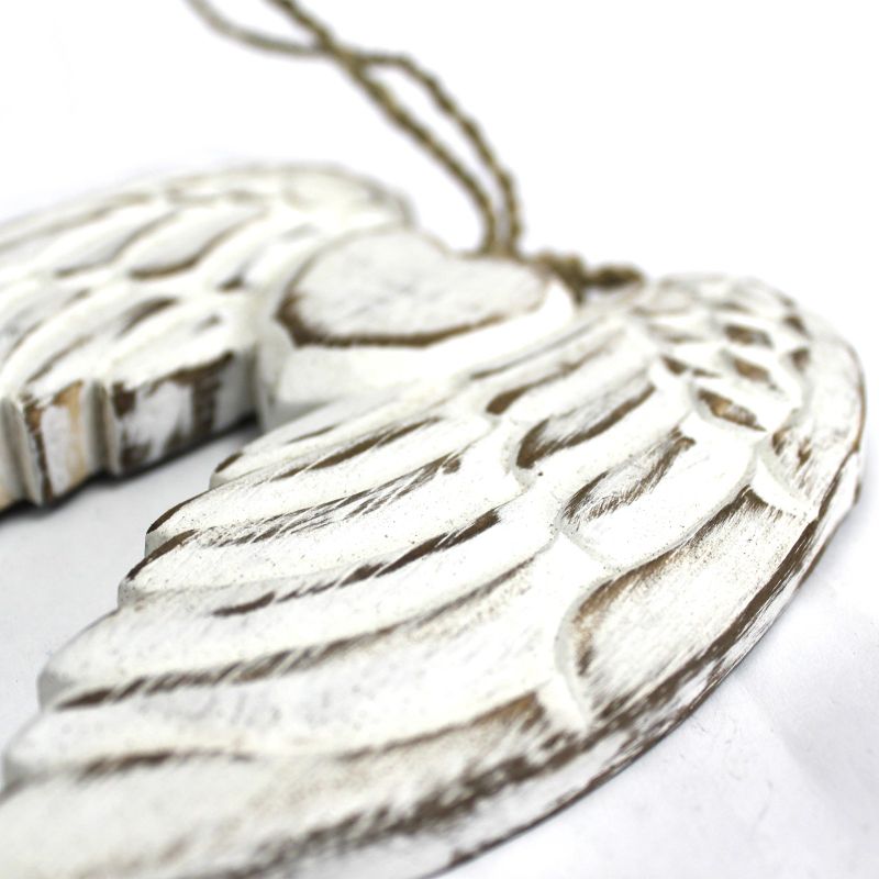 Ailes d’ange artisanales - Coeur - 24cm