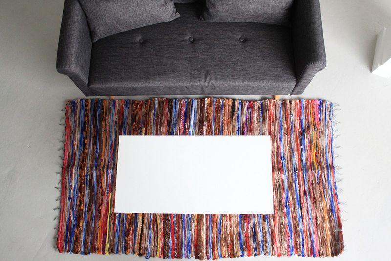 Tapis en Velours Tissés à la Main   - 105x185cm