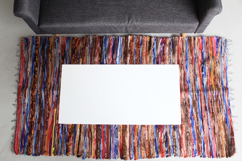 Tapis en Velours Tissés à la Main   - 105x185cm