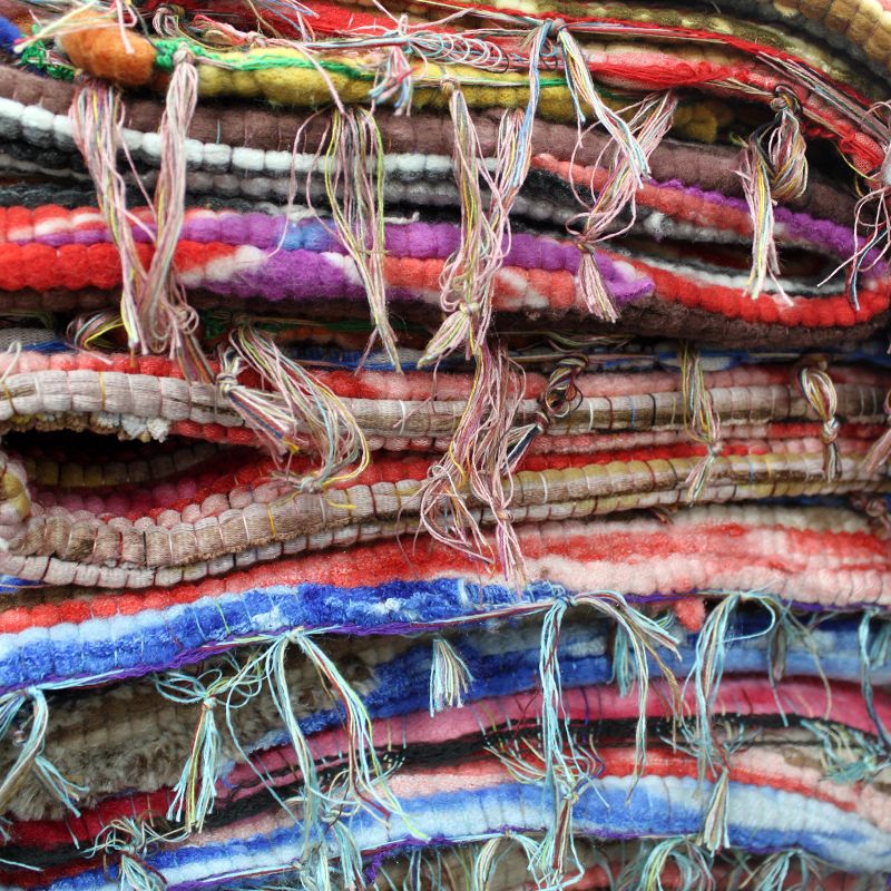 Tapis en Velours Tissés à la Main   - 105x185cm
