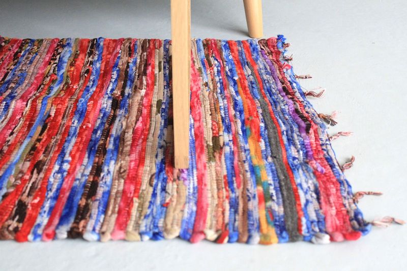 Tapis en Velours Tissés à la Main - 128x75cm