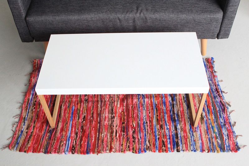 Tapis en Velours Tissés à la Main - 128x75cm