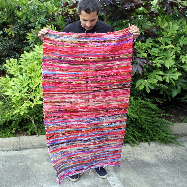 Tapis en Velours Tissés à la Main - 128x75cm