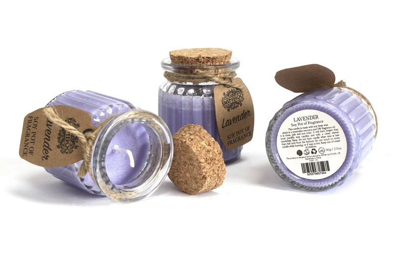 Bougies en pot à la cire de soja - Concombre