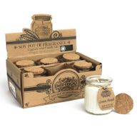 Bougies en pot à la cire de soja - Linge Propre