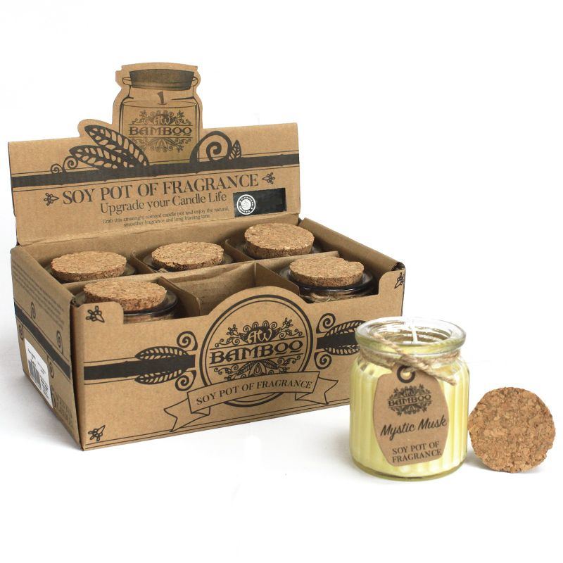 Bougies en pot à la cire de soja - Musk mystique