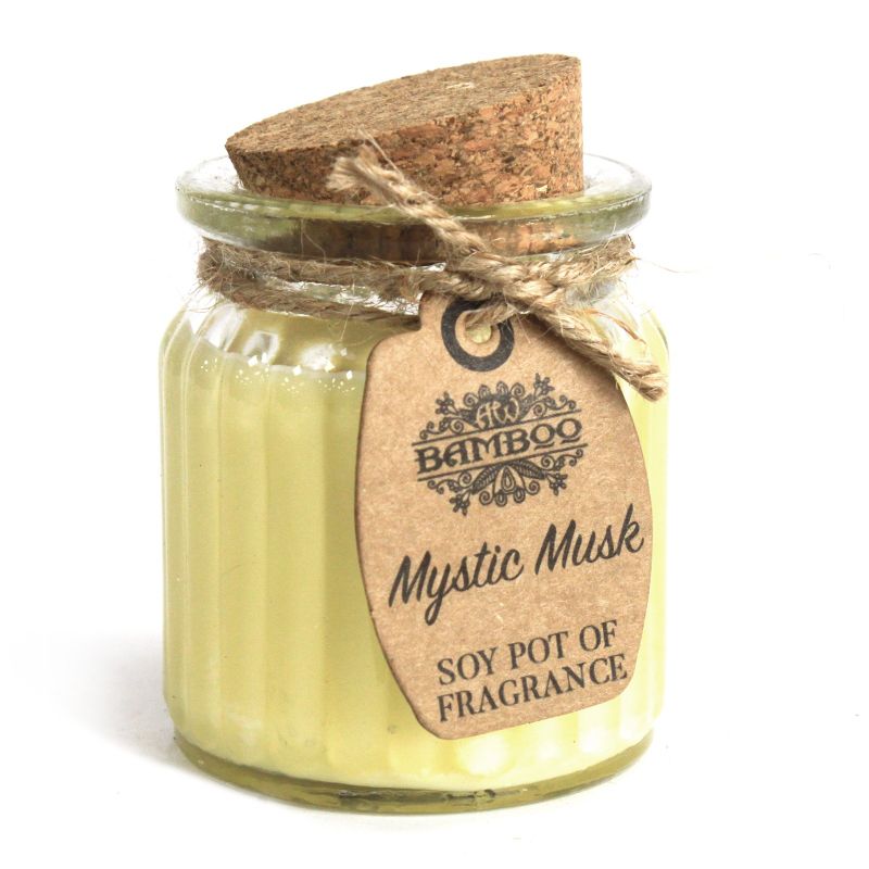 Bougies en pot à la cire de soja - Musk mystique
