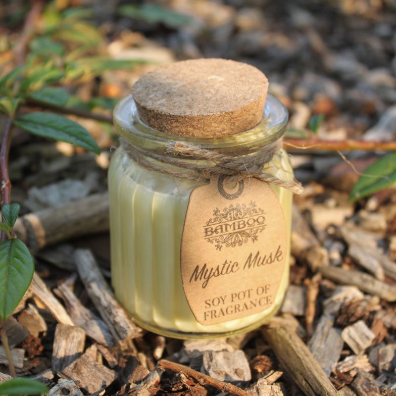 Bougies en pot à la cire de soja - Musk mystique