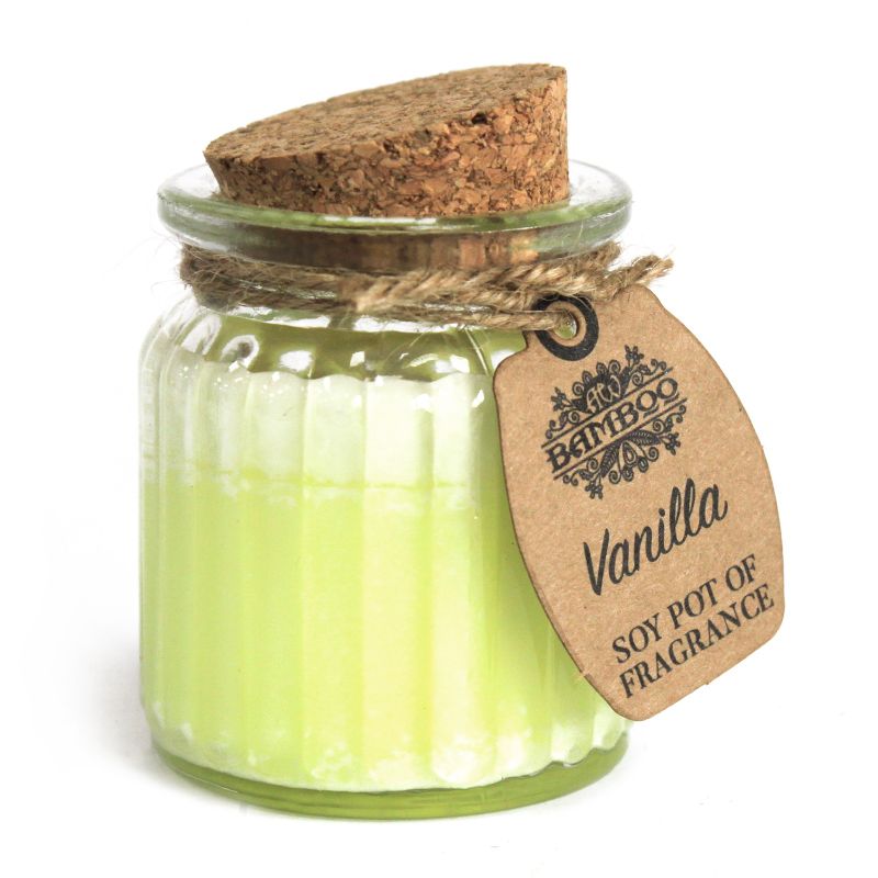 Bougies en pot à la cire de soja - Vanille