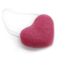 Eponge Traditionelle Konjac Coeur - Rose
