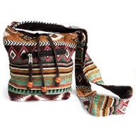 Sac Moyen Jacquard - Chocolat