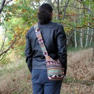 Sac Moyen Jacquard - Chocolat