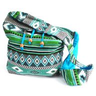 Grand Sac Jacquard - Sarcelle