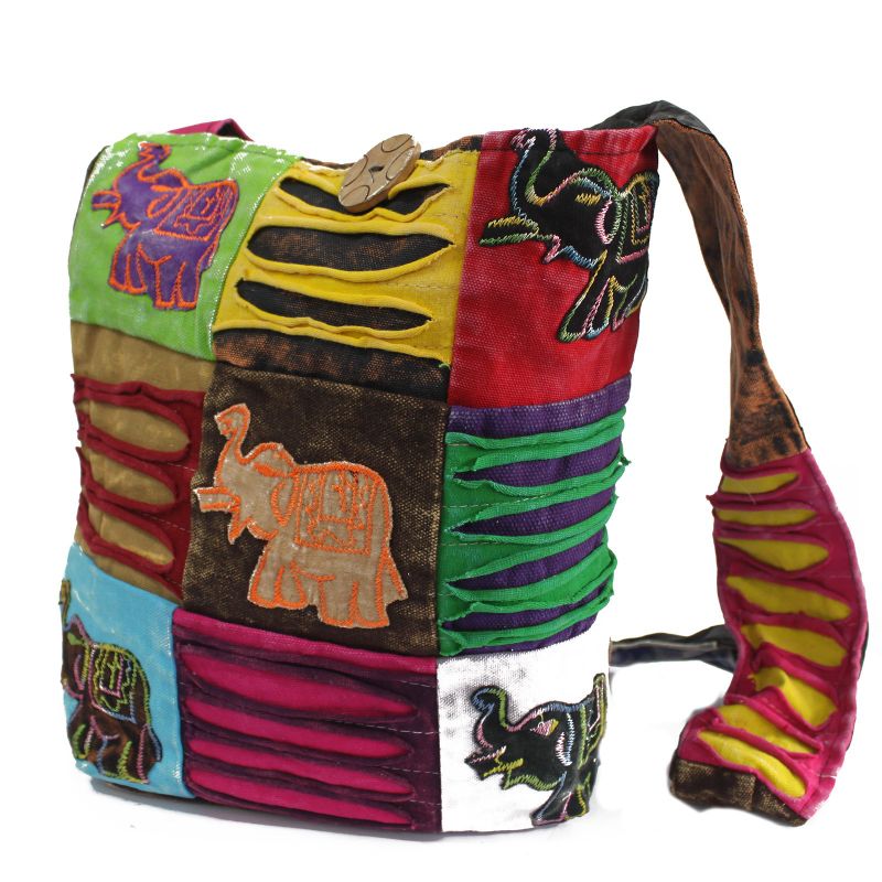 Sac Ethnique - Chocolat / Elephant