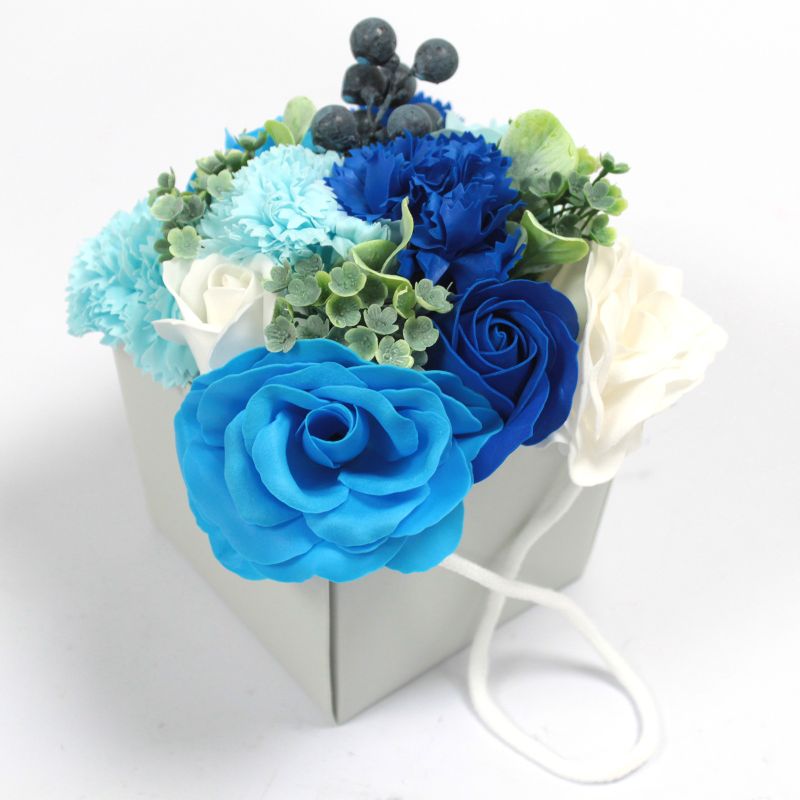 Bouquet de Fleurs de Bain - Mariage Bleu