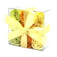 Boîtes de 9 Roses de Savon - Lavande