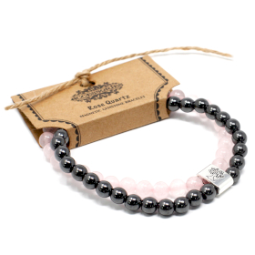 3x Bracelets Magnétiques Gemme - Quartz Rose