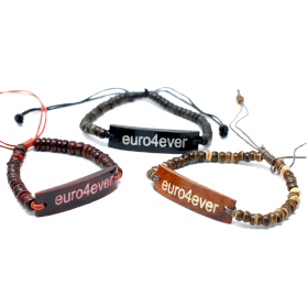 6x Bracelets Coco Slogan - Euro4Ever