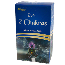 12x Bâtons d\'encens Védique - 7 Chakras