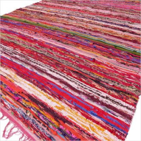 Tapis Indiens de Luxe 150 x 90 cm - Rouge