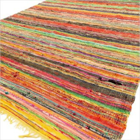 Tapis Indiens de Luxe 154 x 90cm- Jaune