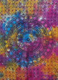 Décoration Murale en Coton - Éléphant Mandala