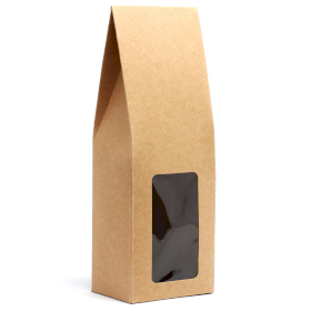 12x boîte cadeaux avec fenêtre 25,5x9x6,5 cm